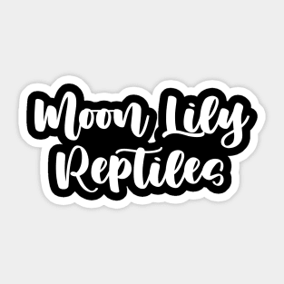 Moon Lily Reptiles Sticker